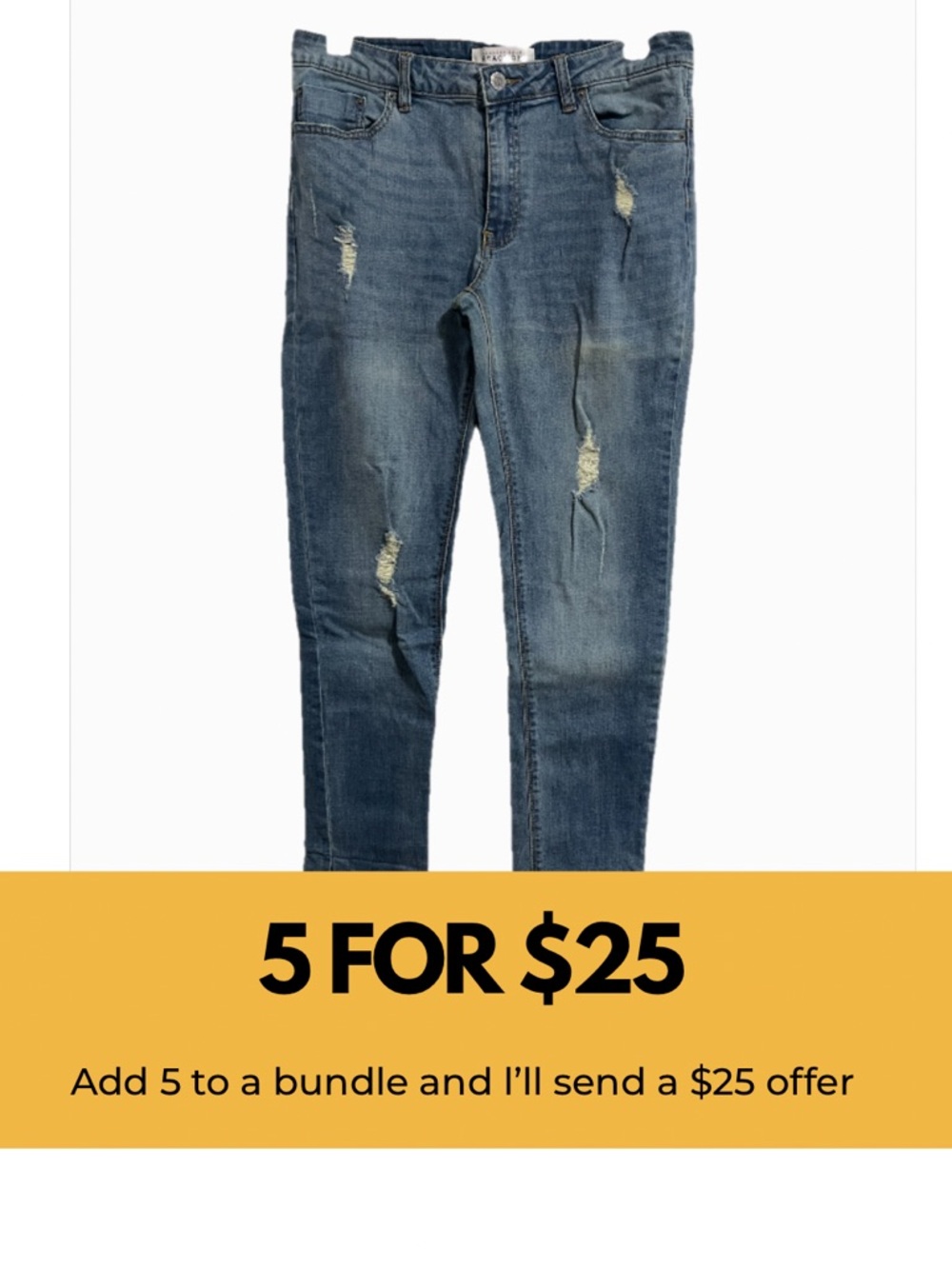 Kenneth Cole Reaction Women's Distressed Skinny Boyfriend Jeans